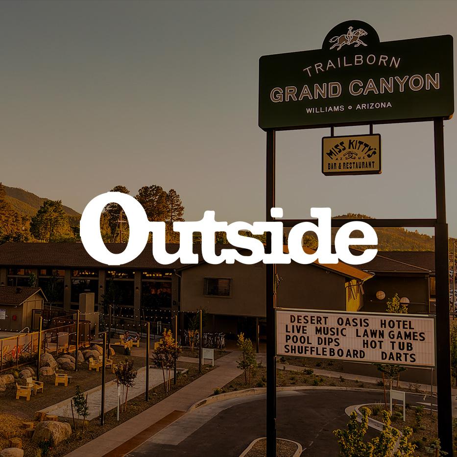 Outside
